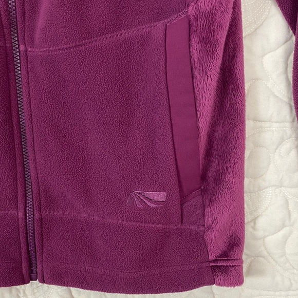 Marika Purple Hooded Fleece Jacket with Plush Lining - Picture 3 of 10